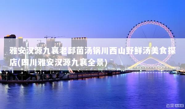 雅安汉源九襄老邱菌汤锅川西山野鲜汤美食探店(四川雅安汉源九襄全景)