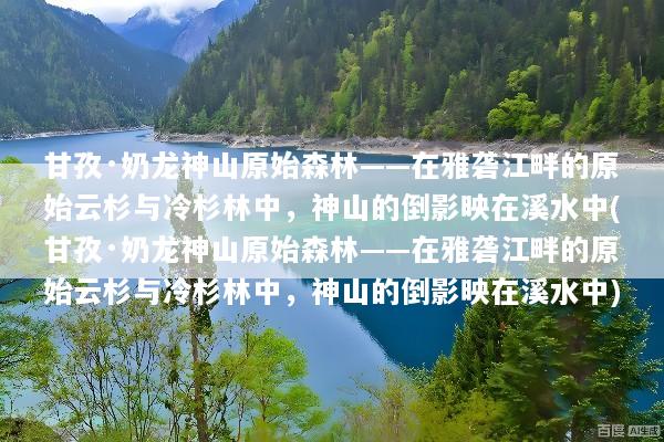 甘孜·奶龙神山原始森林——在雅砻江畔的原始云杉与冷杉林中，神山的倒影映在溪水中(甘孜·奶龙神山原始森林——在雅砻江畔的原始云杉与冷杉林中，神山的倒影映在溪水中)